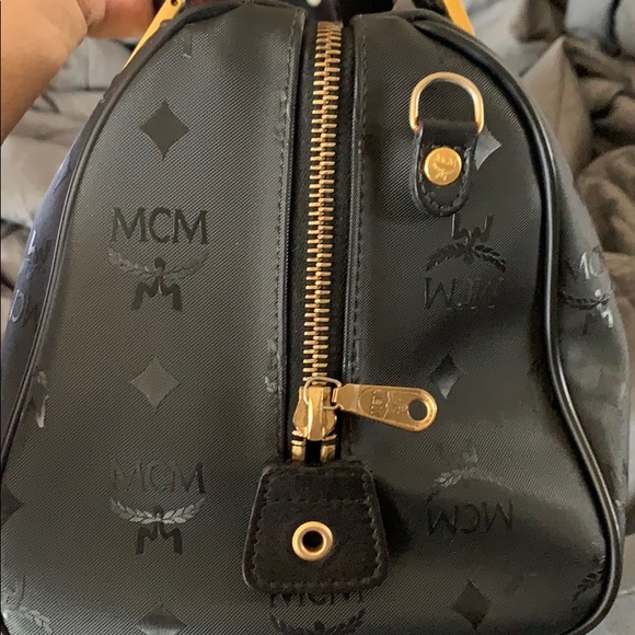 Authentic MCM mini boston!!! - Picture 7 of 8